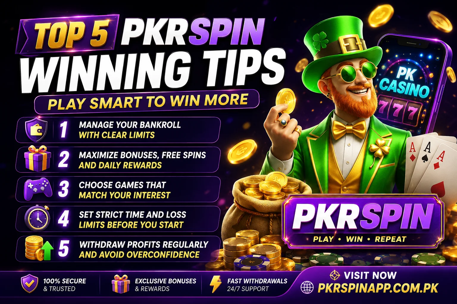 PKRSPIN Winning Tips